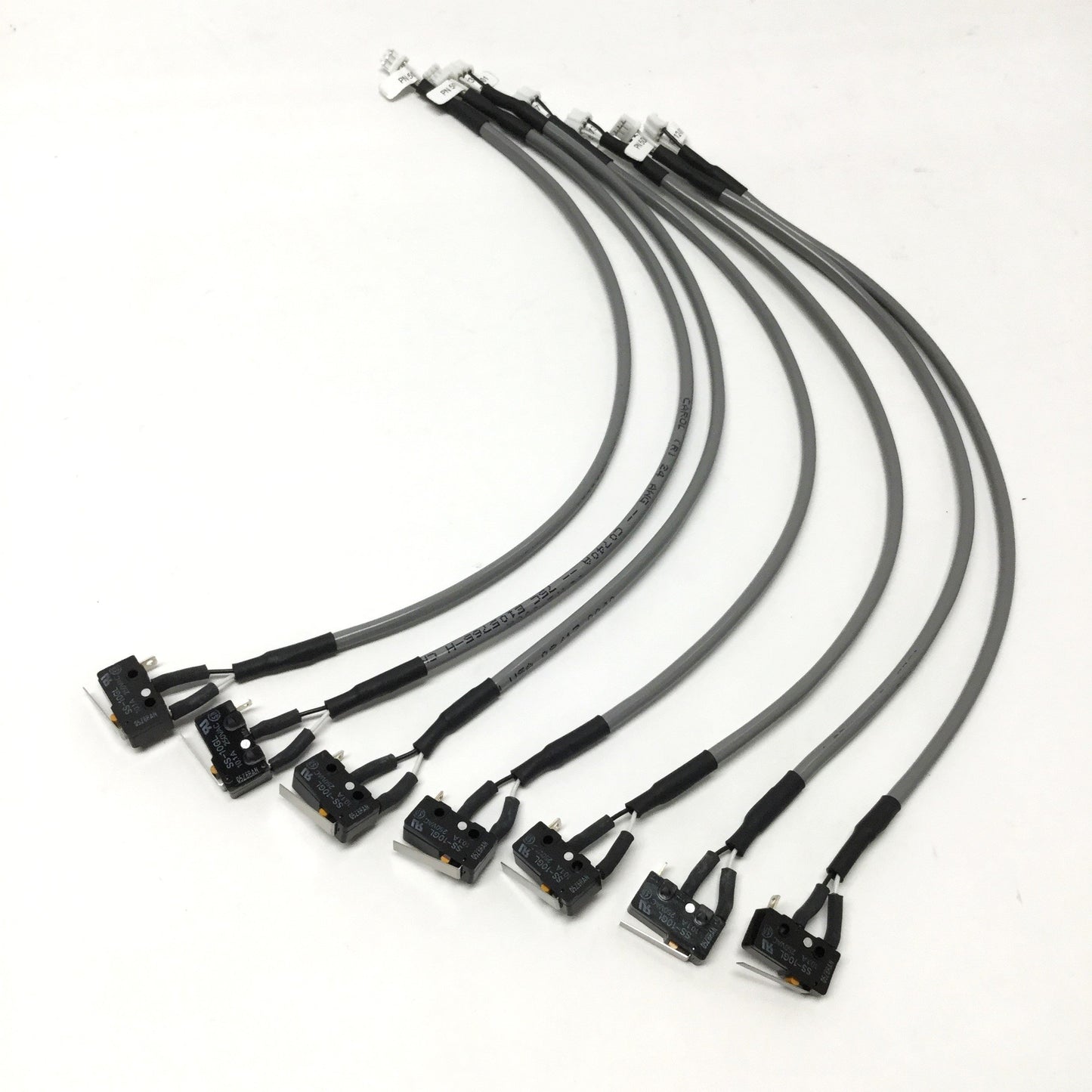 New – Open box Lot of 7 Omron SS-10GL Micro Snap Action Limit Switch 10A 250VAC Prewired for NO