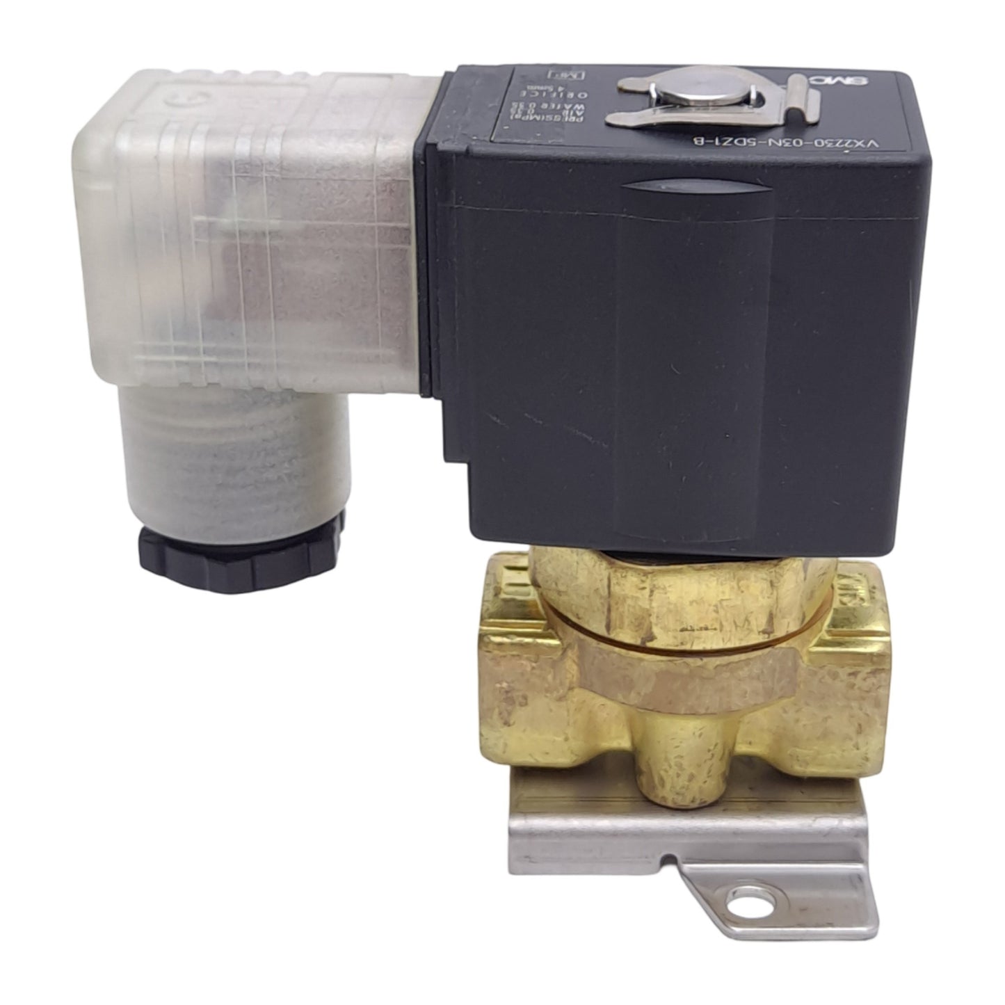 Used SMC VX2230-03N-5DZ1-B Solenoid Valve, 3/8in NPT, ø4.5mm Orifice, 24VDC Coil