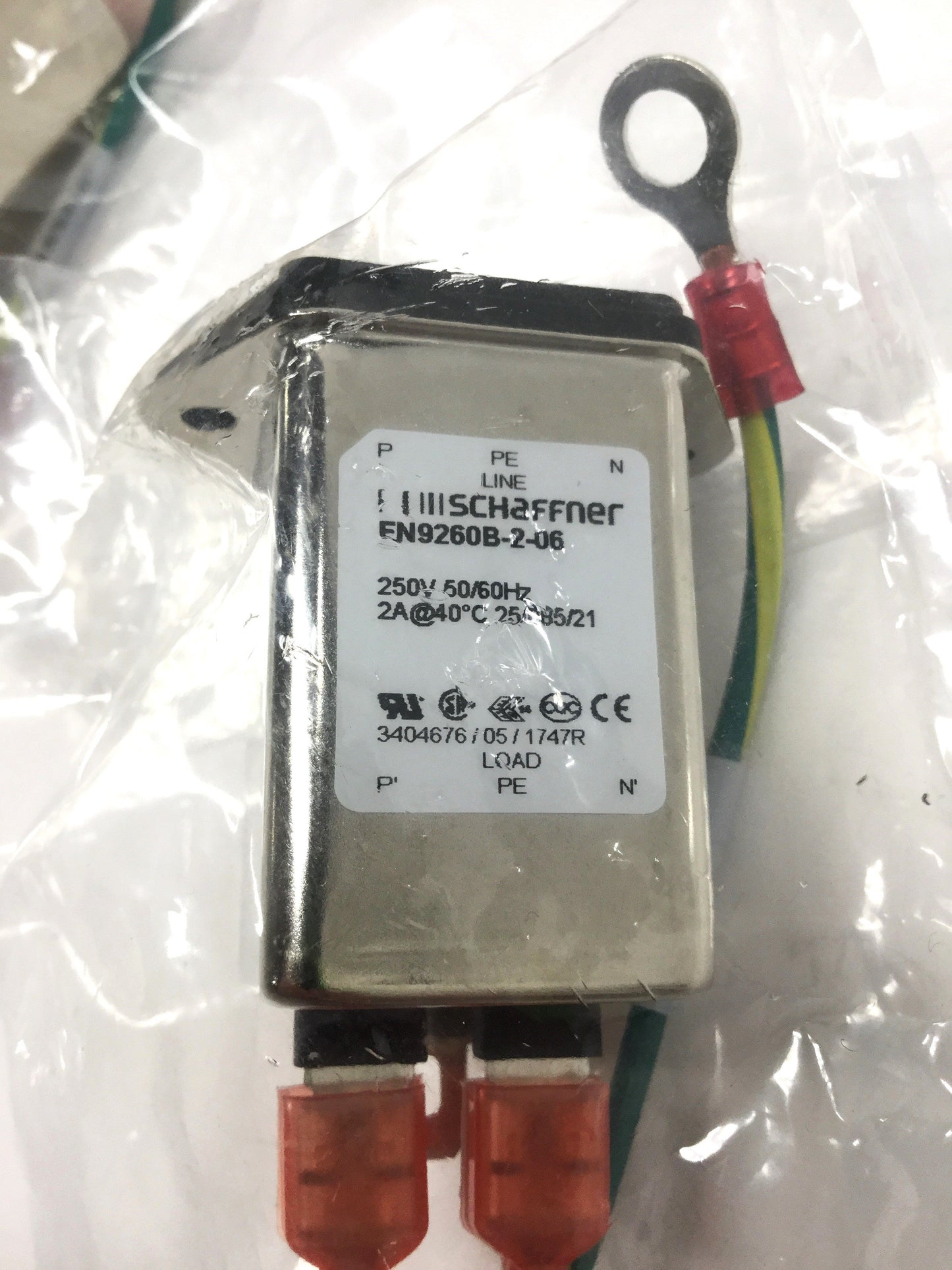 New – Open box Lot of 3 Schaffner FN9260B-2-06 Power Entry Module Connector Socket 2A 250VAC