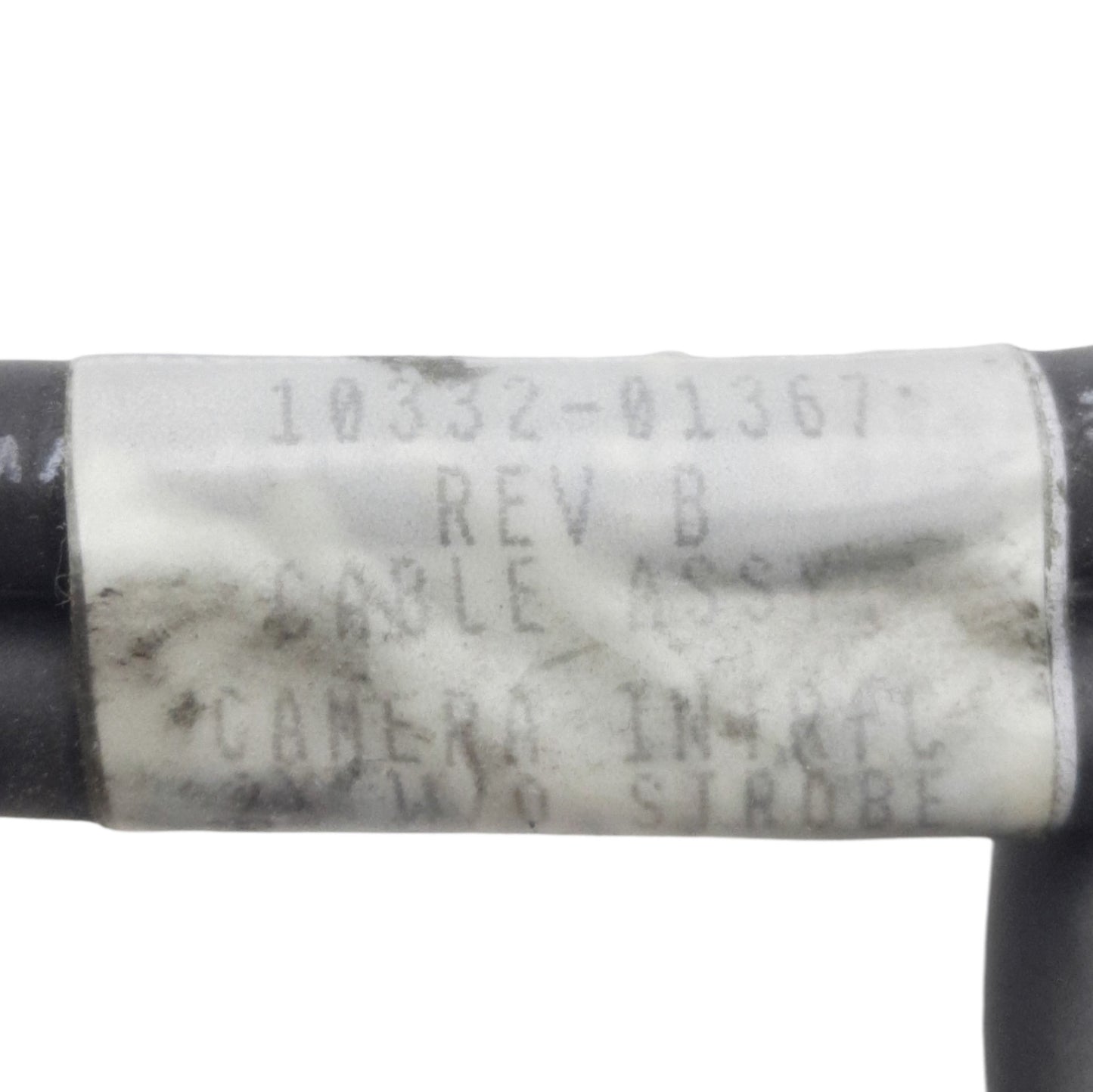 Used Adept 10332-01367 Rev. B Camera Cable, 45-Pin D-Sub to 2x 12-Pin Hirose, 6' Long