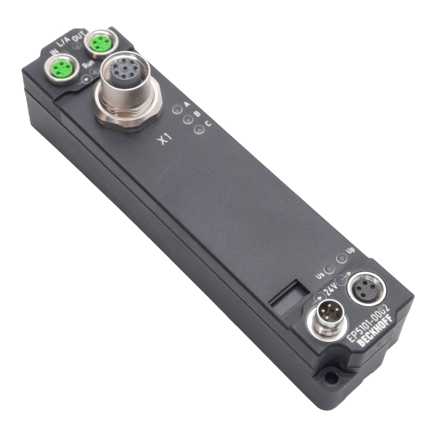 Used Beckhoff EP5101-0002 EtherCAT Box, 1-Channel Encoder Interface, M12 8-Pin, 24VDC