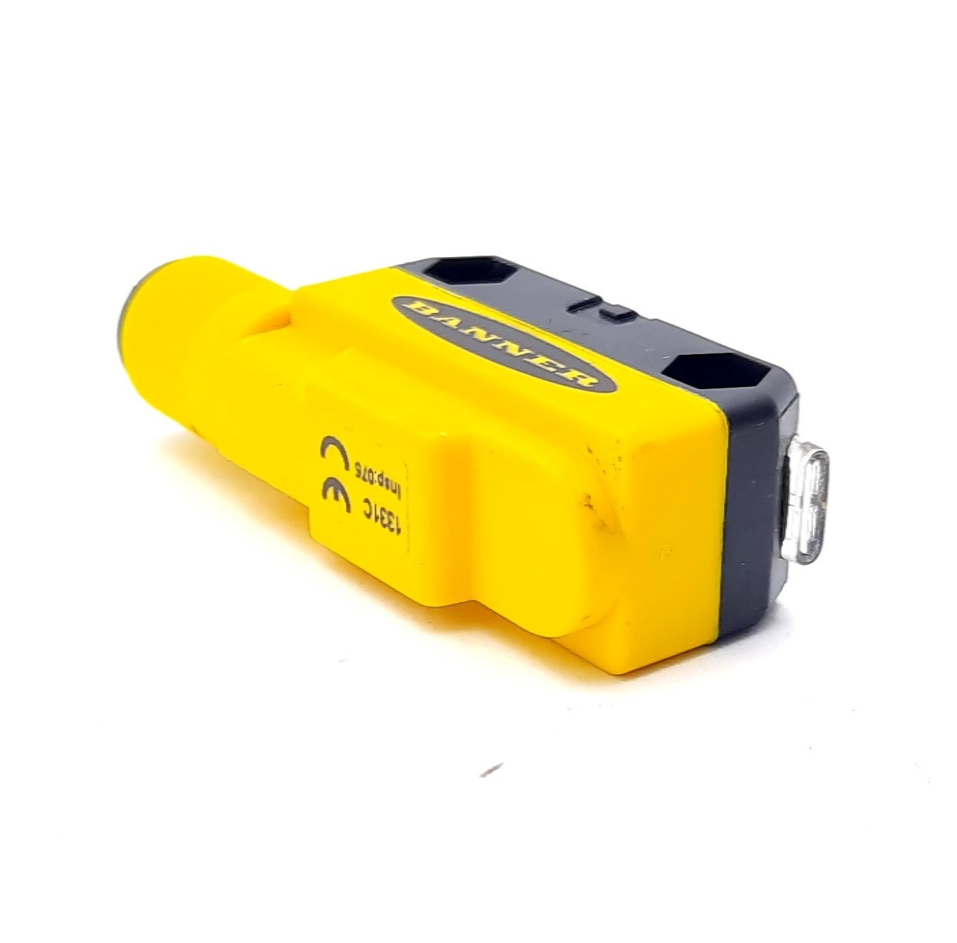 Used Banner QS186EBQ8 Photoelectric Sensor, Emitter, 6 Pin, 10-30VDC, 3m, 100ms