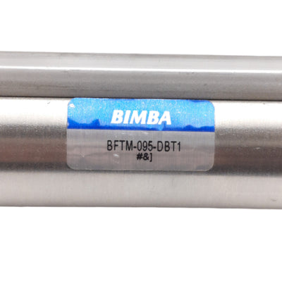 Used Bimba BFTM-095-DBT1 Pneumatic Cylinder, 1-1/16in Bore, 5in Stroke, 1/8in NPT