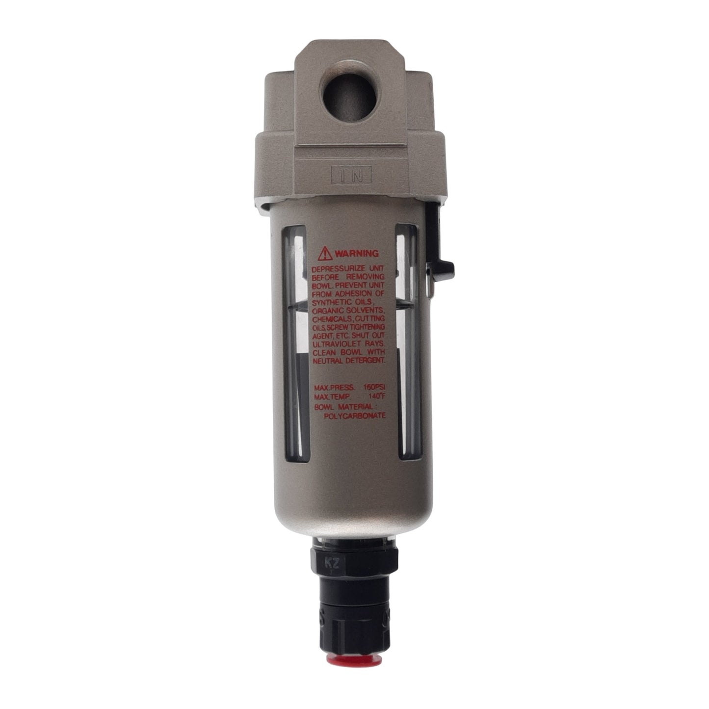 Used SMC AF30-N03D-Z Pneumatic Filter 5µm Filtration, 150PSI, 3/8in NPT, ø3/8in Drain