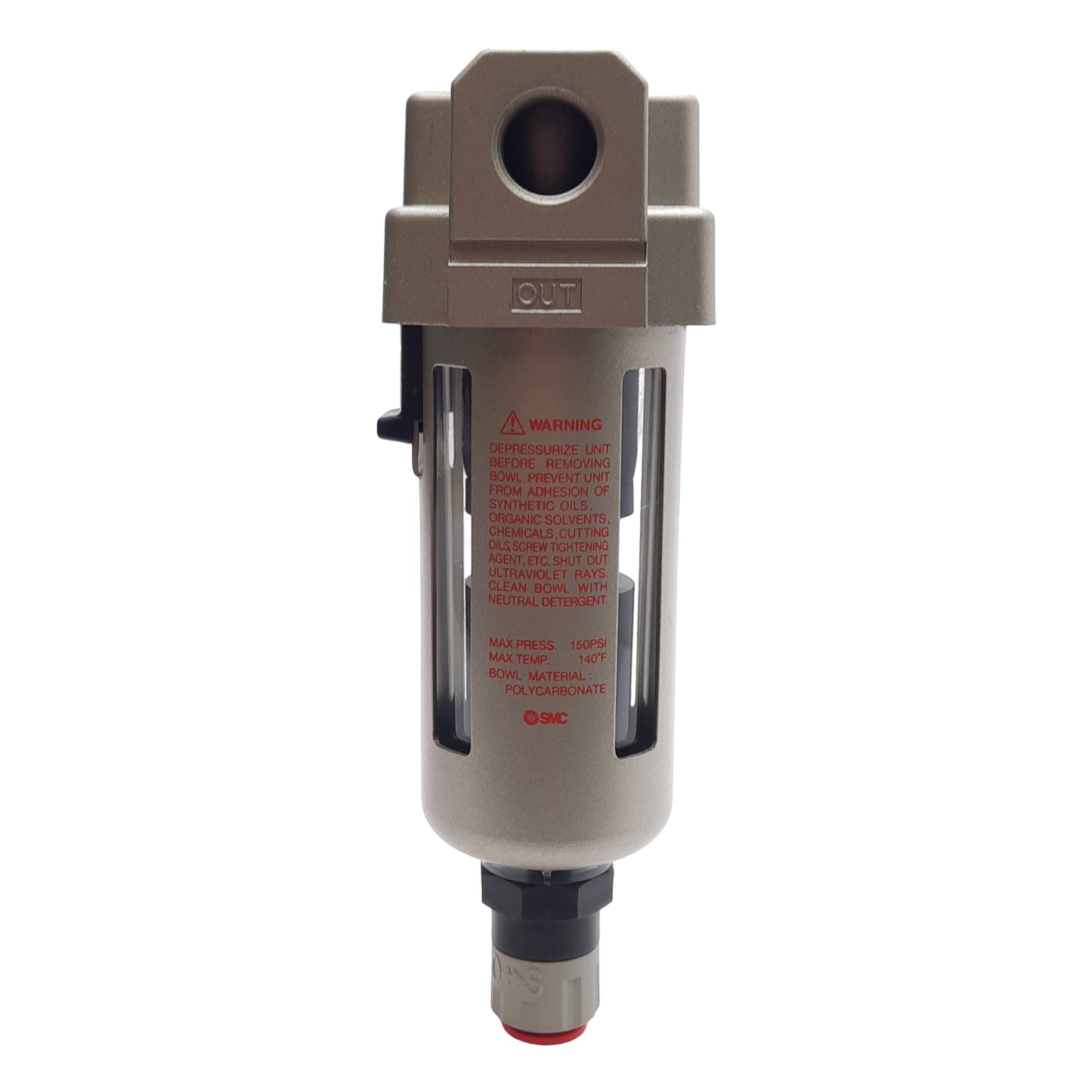 Used SMC AFD30-N03BC-Z Micro Mist Separator, 0.01µm Filtration, 150PSI, 3/8in NPT