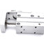 Used SMC MXH16-20 Compact Pneumatic Slide, ø16mm Bore, 20mm Stroke, 0.7MPa, M5x0.8