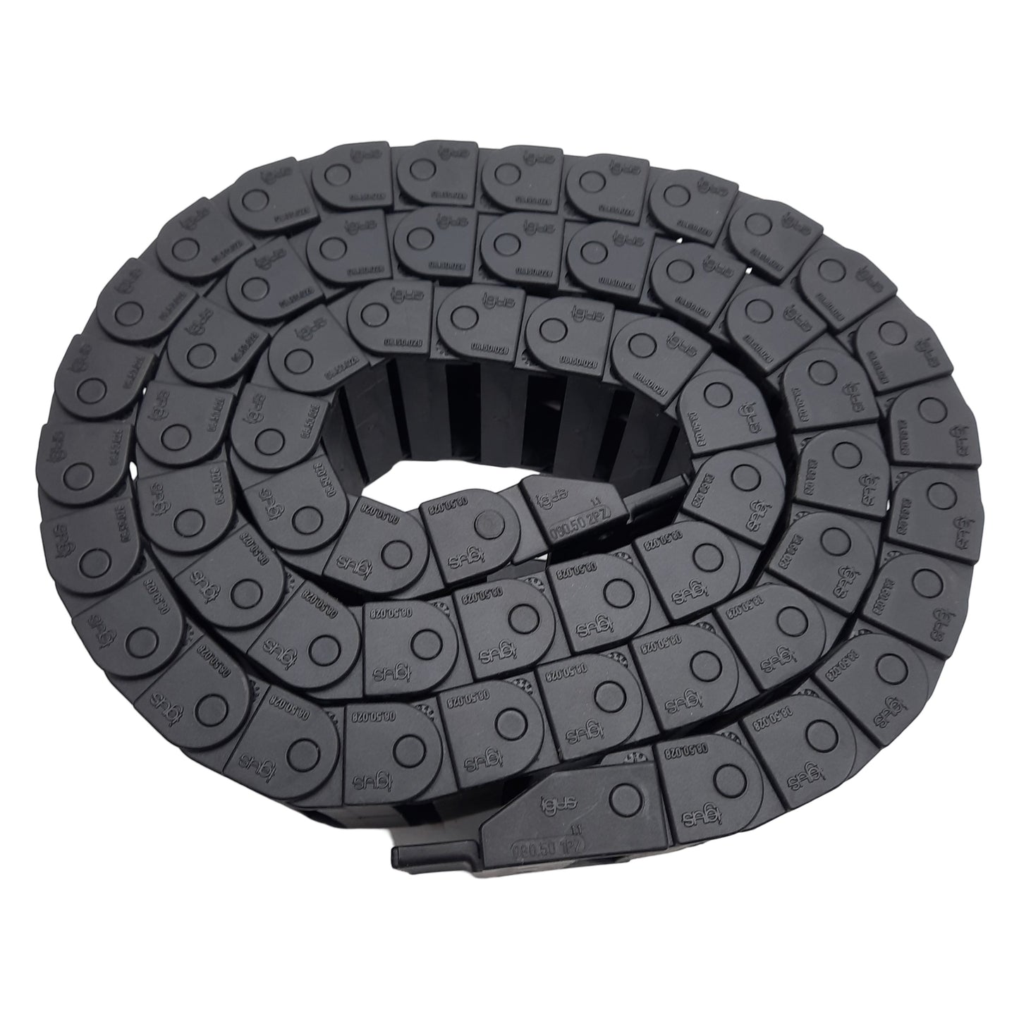 Used Igus 08.50.028 Energy Chain, 28mm Bending Radius, 50x15mm Inner, 4ft Long
