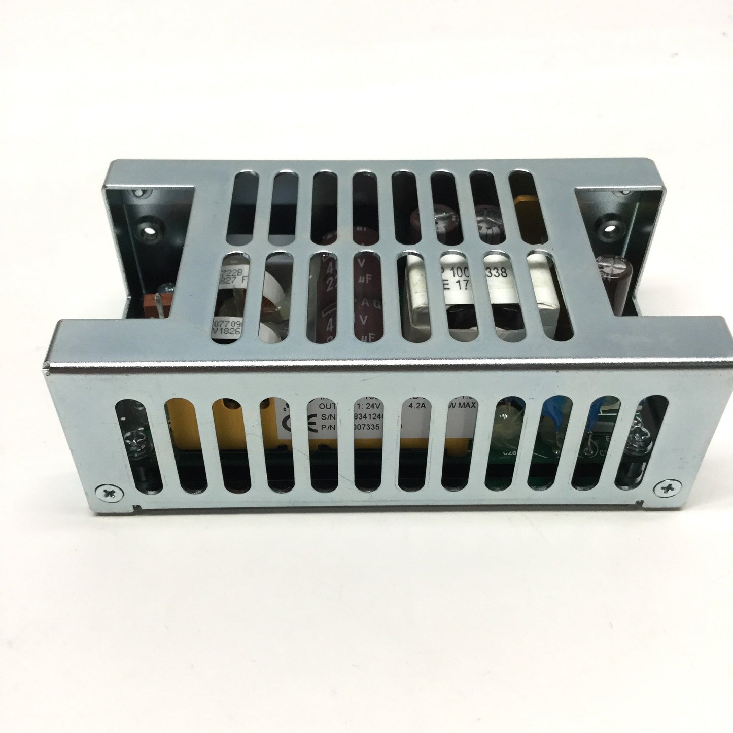 Used XP Power ECS100US24-C Power Supply w/Cover 100-240VAC In, 24VDC 4.2A 100W Out
