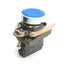 Used Schneider Electric ZB4BA6 Pushbutton Switch w/ 1NO, 600V 10A, 22mm, Blue
