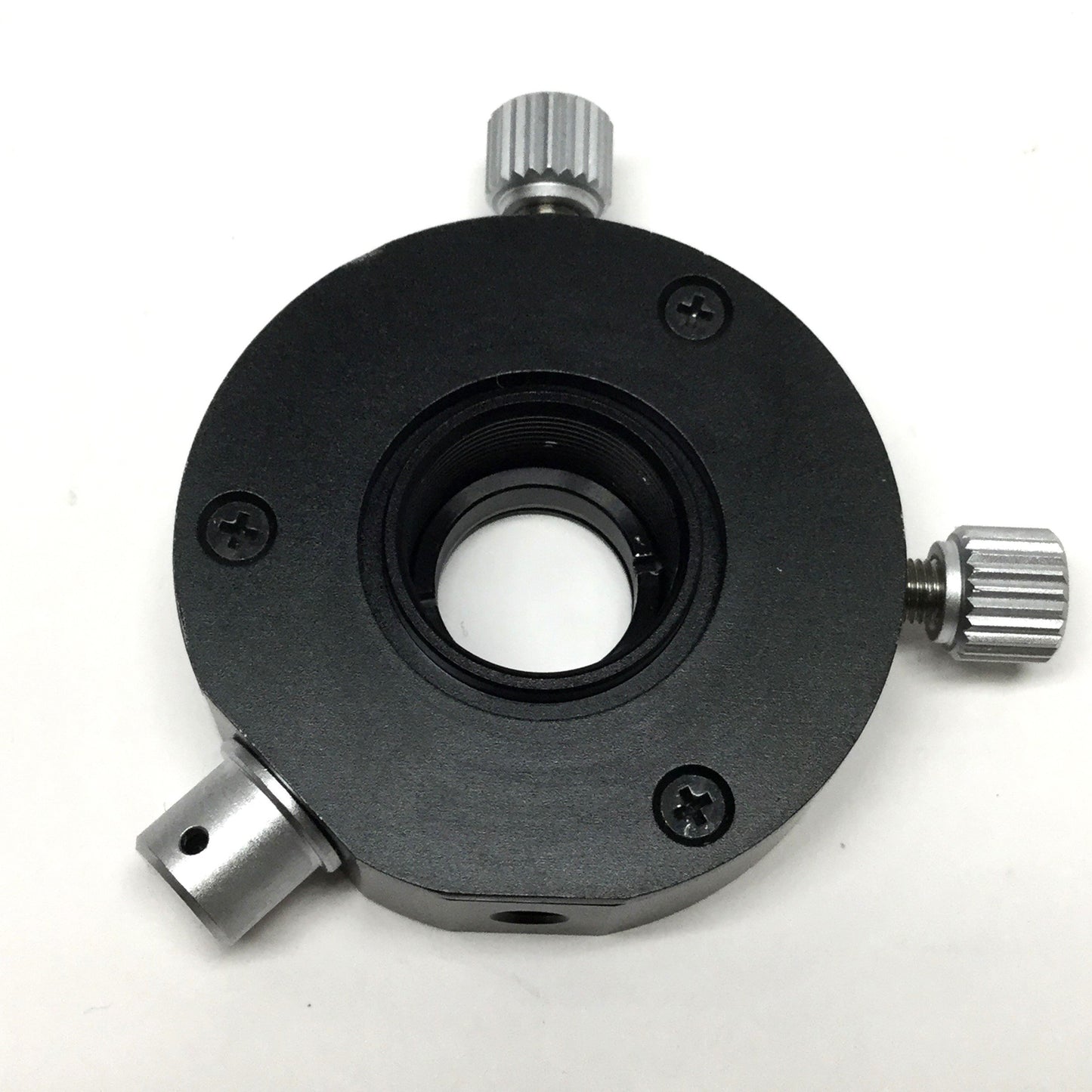 Used OptoSigma LHCM-15 Lens Holder 2-Axis Optical Mount, Ø15mm Optics, 2mm Adjustment