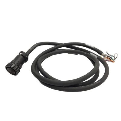 Used Allen Bradley 2090-CFBM6DF-CBAA03 Motor Feedback Cable, 6Ft Long, 28-Pin Round