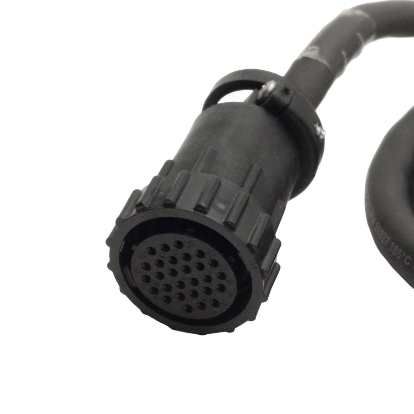 Used Allen Bradley 2090-CFBM6DF-CBAA03 Motor Feedback Cable, 6Ft Long, 28-Pin Round