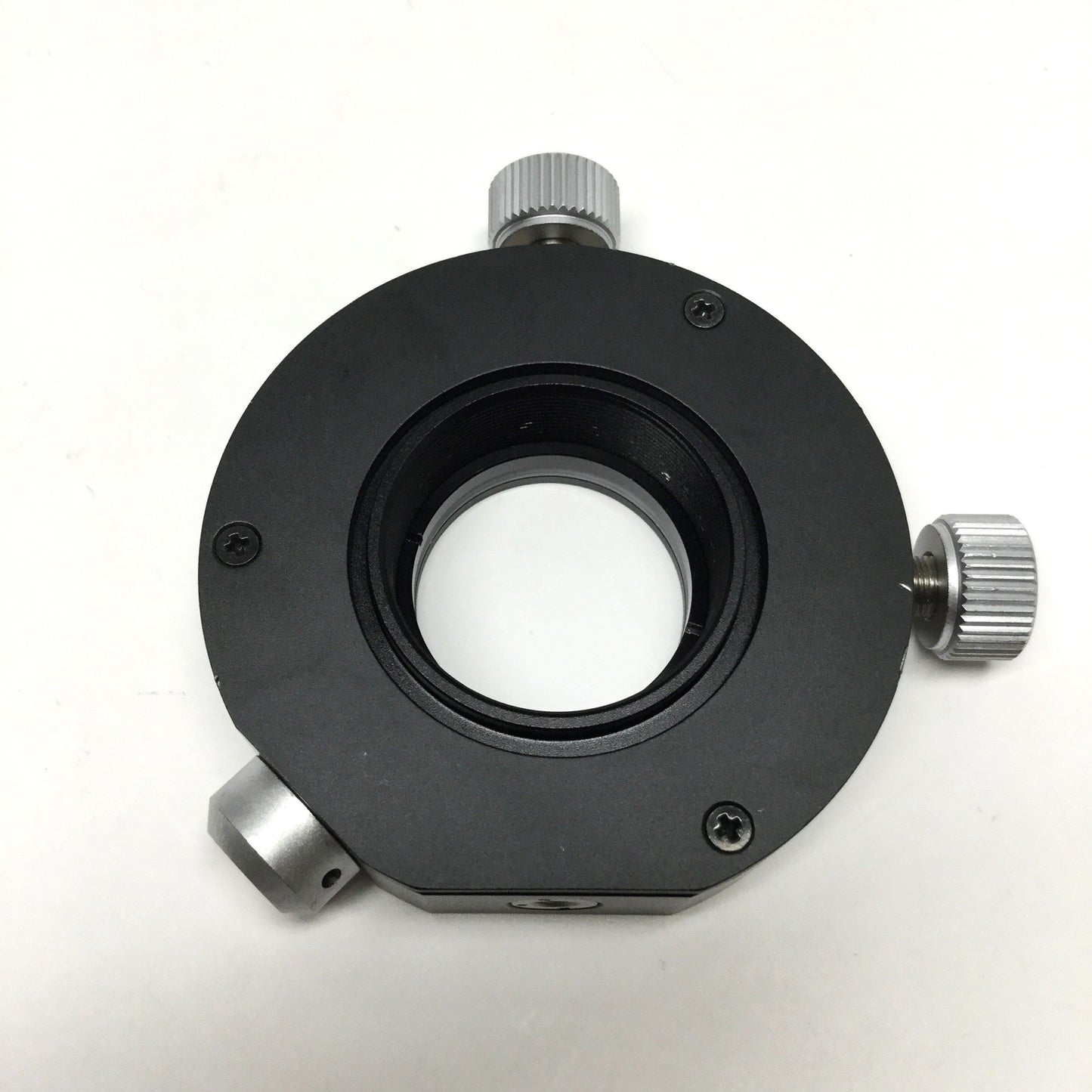 Used OptoSigma LHCM-30 Lens Holder 2-Axis Optical Mount, Ø30mm Optics, 3mm Adjustment