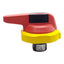 New Allen Bradley 194R-PY Disconnect Switch Rotary Handle, Padlockable, Red/Yellow