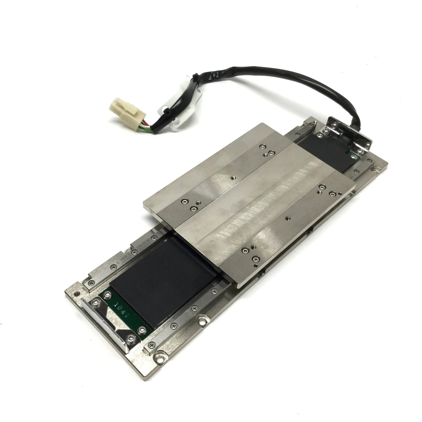 Used IKO MTT6971 Nano Linear Motor Actuator 100mm Travel, 80mmx110mm Stage, 1300mm/s