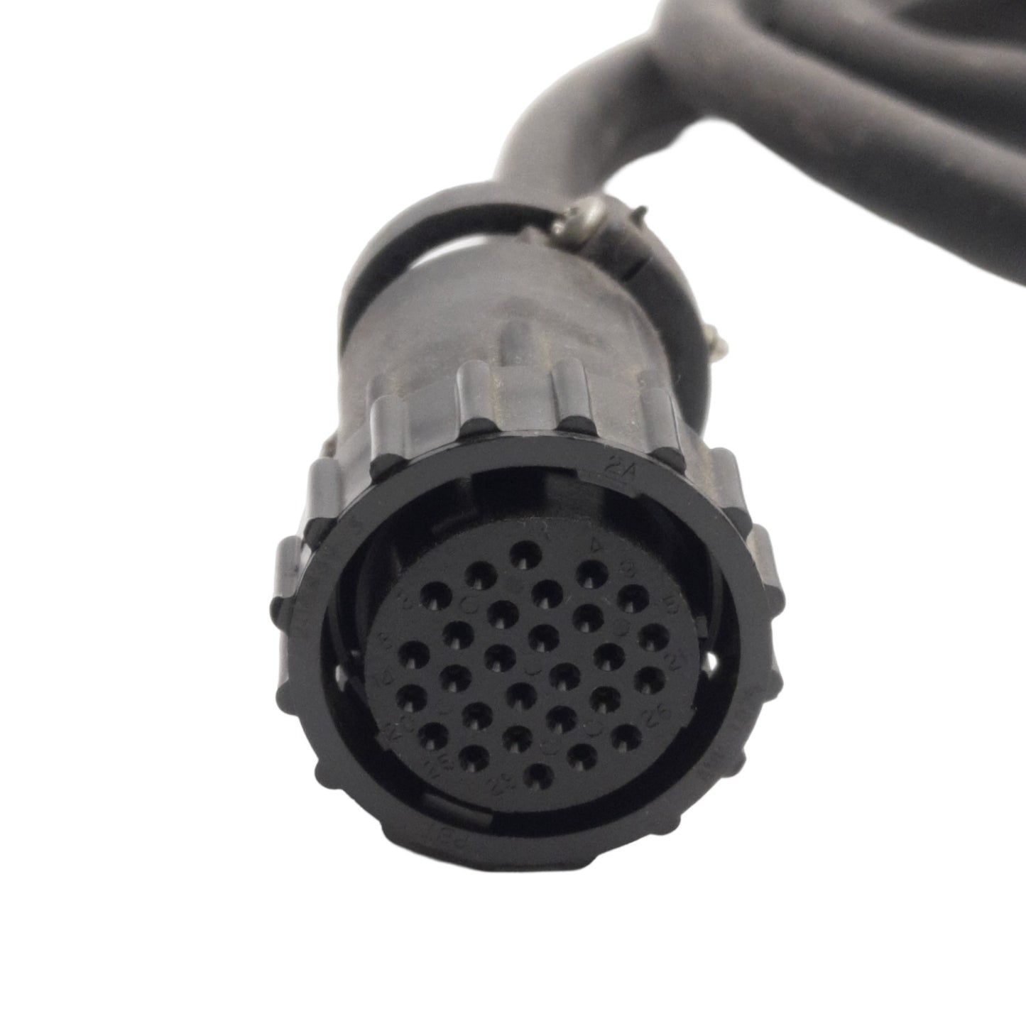 Used Allen Bradley 2090-CFBM6DF-CBAA01 Feedback Cable 28-Pin Round to Leads, 42 Inch