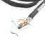 Used Allen Bradley 2090-CFBM6DF-CBAA01 Feedback Cable 28-Pin Round to Leads, 42 Inch