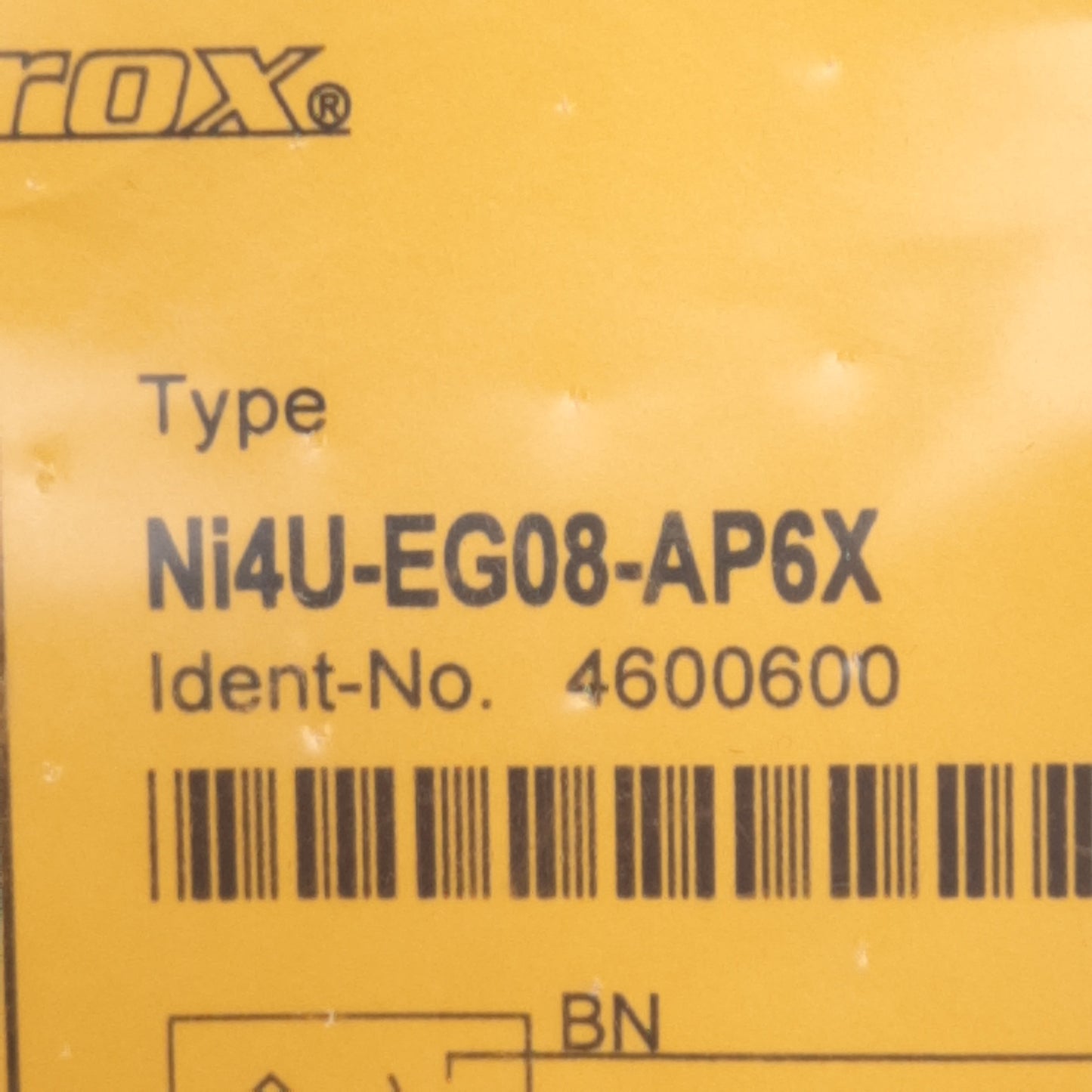 New Turck Ni4U-EG08-AP6X Inductive Proximity Sensor 4mm, 10-30VDC, PNP-NO, M8 Barrel