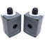 Used Lot of 2 ABB MEP1-0 Enclosure, ø22mm Hole, Wall Mount, 101mm x 75mm x 61mm