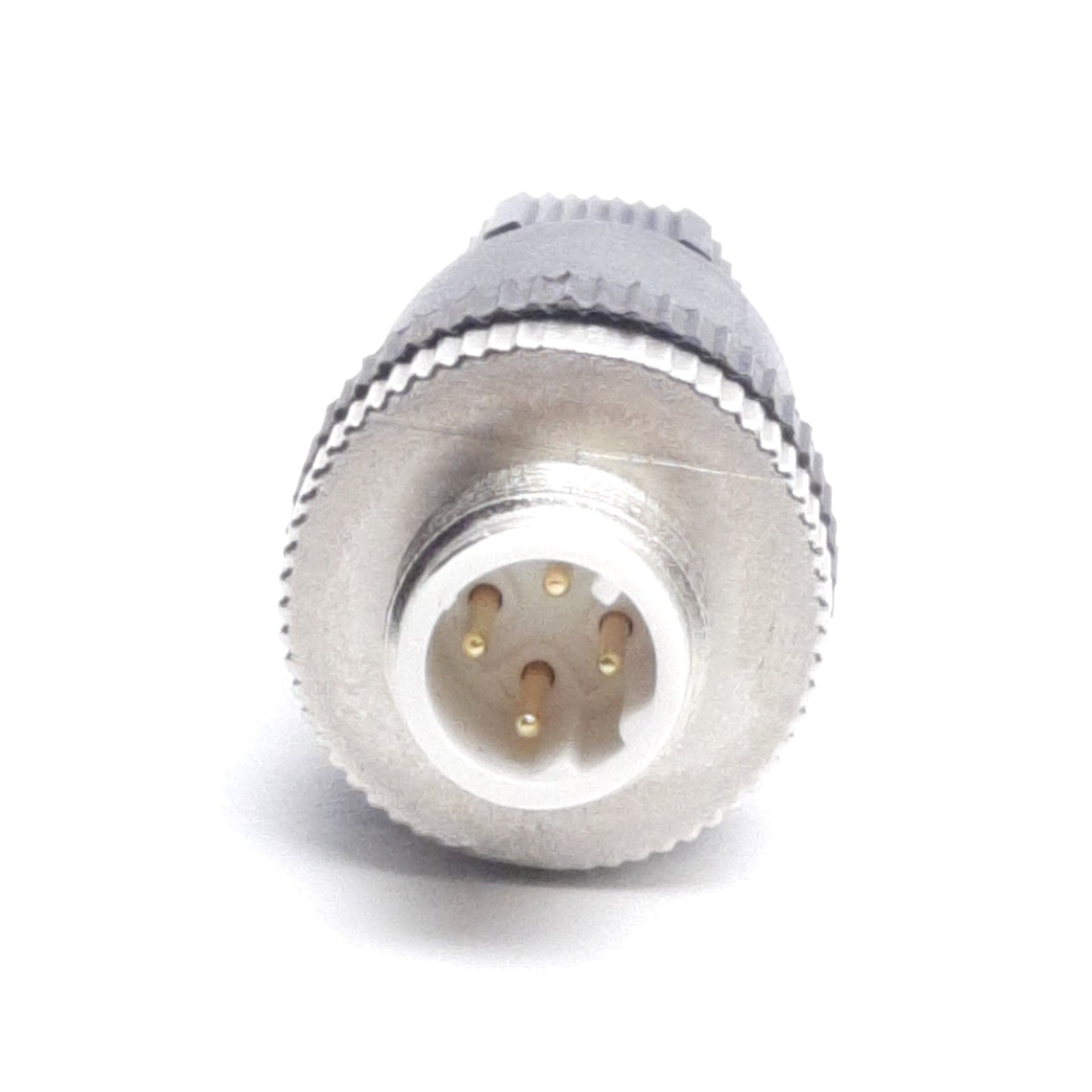 Used Lot of 2 Field Wireable Connectors, M12 4-Pin Male D-Coded, w/ Cable Grip