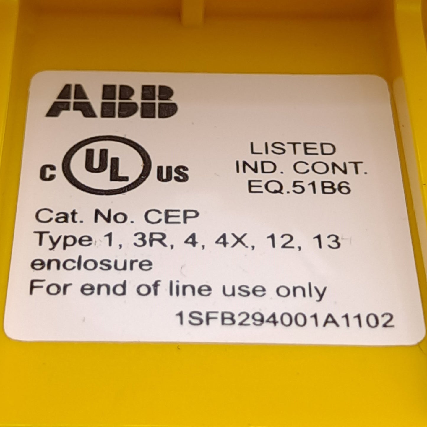 Used Lot of 2 ABB CEPY1-0 Enclosure, ø22mm Hole, Wall Mount, 65mm x 65mm x 48mm