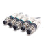 Used Lot of 5 Harting 21 02 151 1305 Field Wireable Connectors, M8 3-Pin Male, 32V 4A
