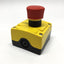 Used Baco LBX17302 Emergency E-Stop Enclosure w/ Maintained, Twist-Reset Switch 2NC