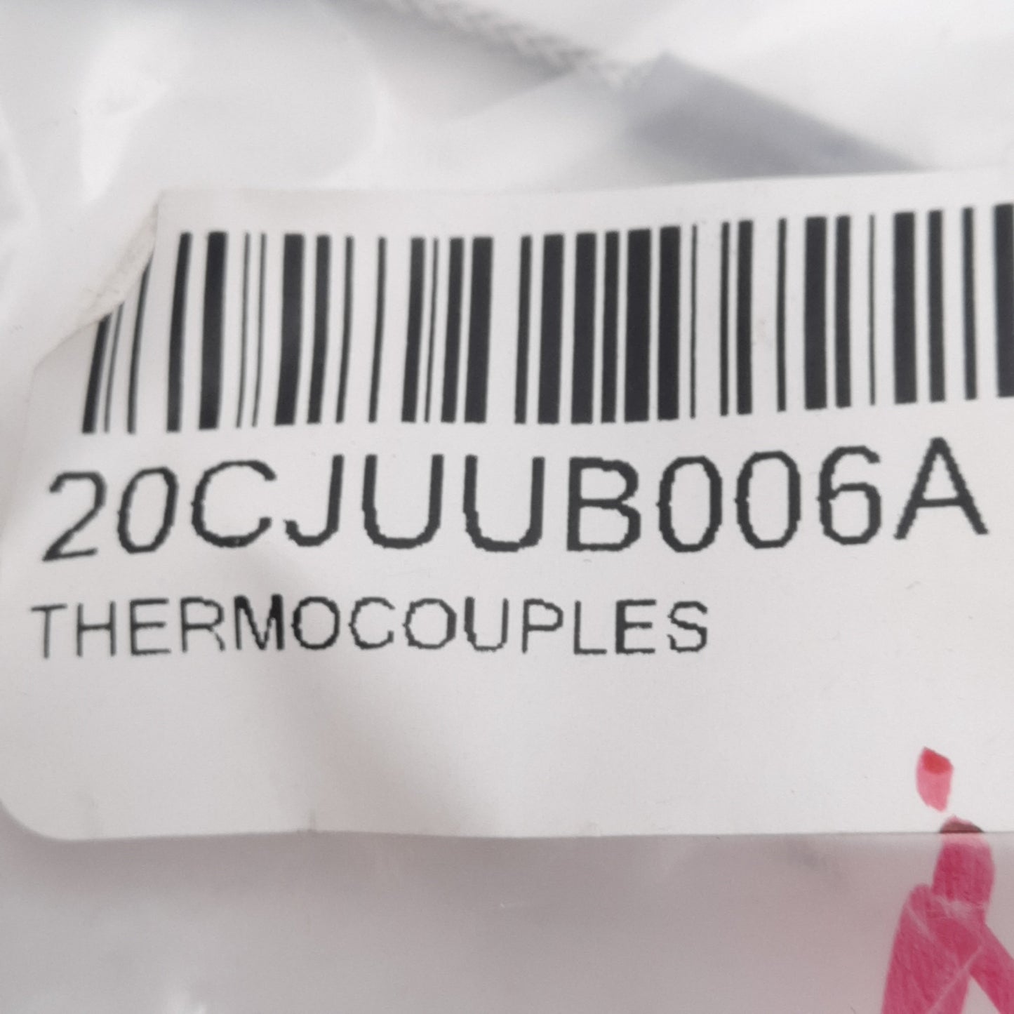 New – Open box Watlow 20CJUUB006A Thermocouple, Type J, ø1/8in x 1in Sheath, 6in SS Lead