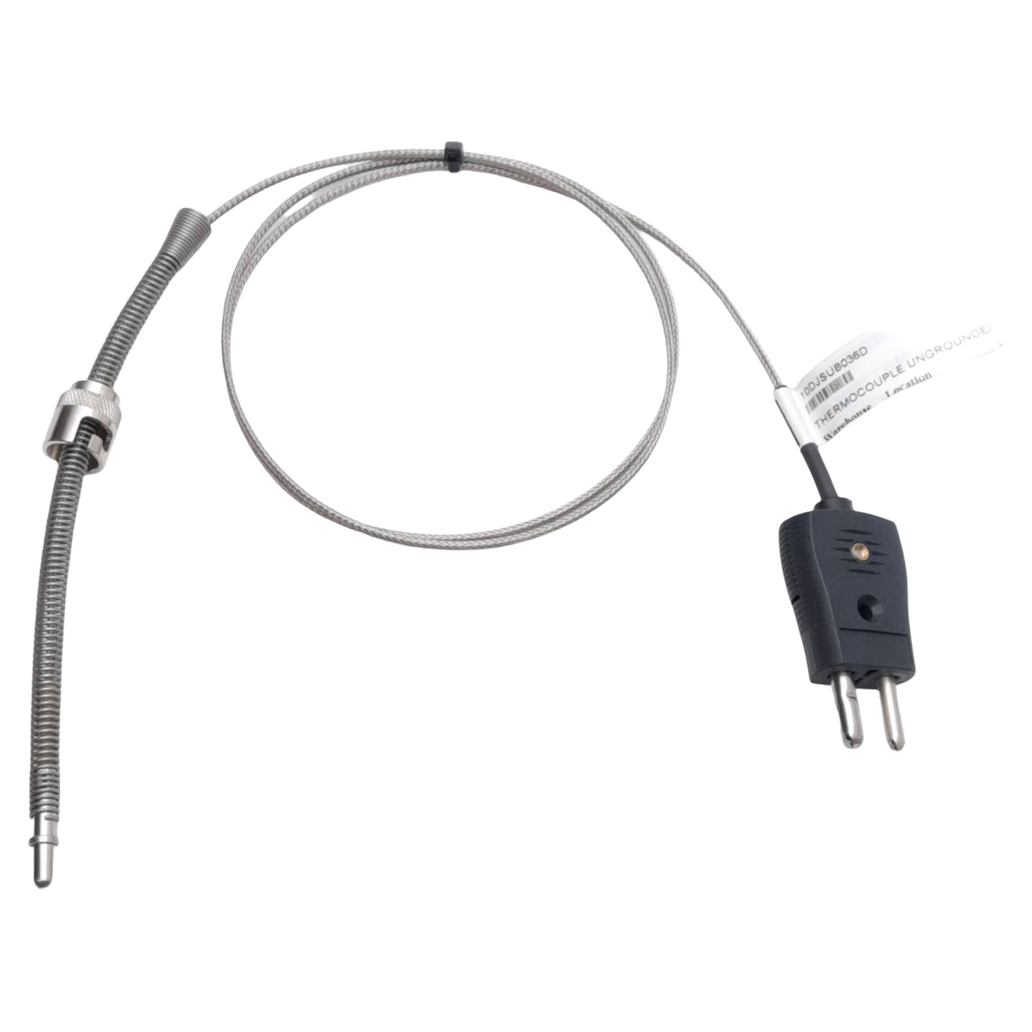 New – Open box Watlow 10DJSUB036D Thermocouple, Type J, ø3/16in x 1in Sheath, 36in SS Lead