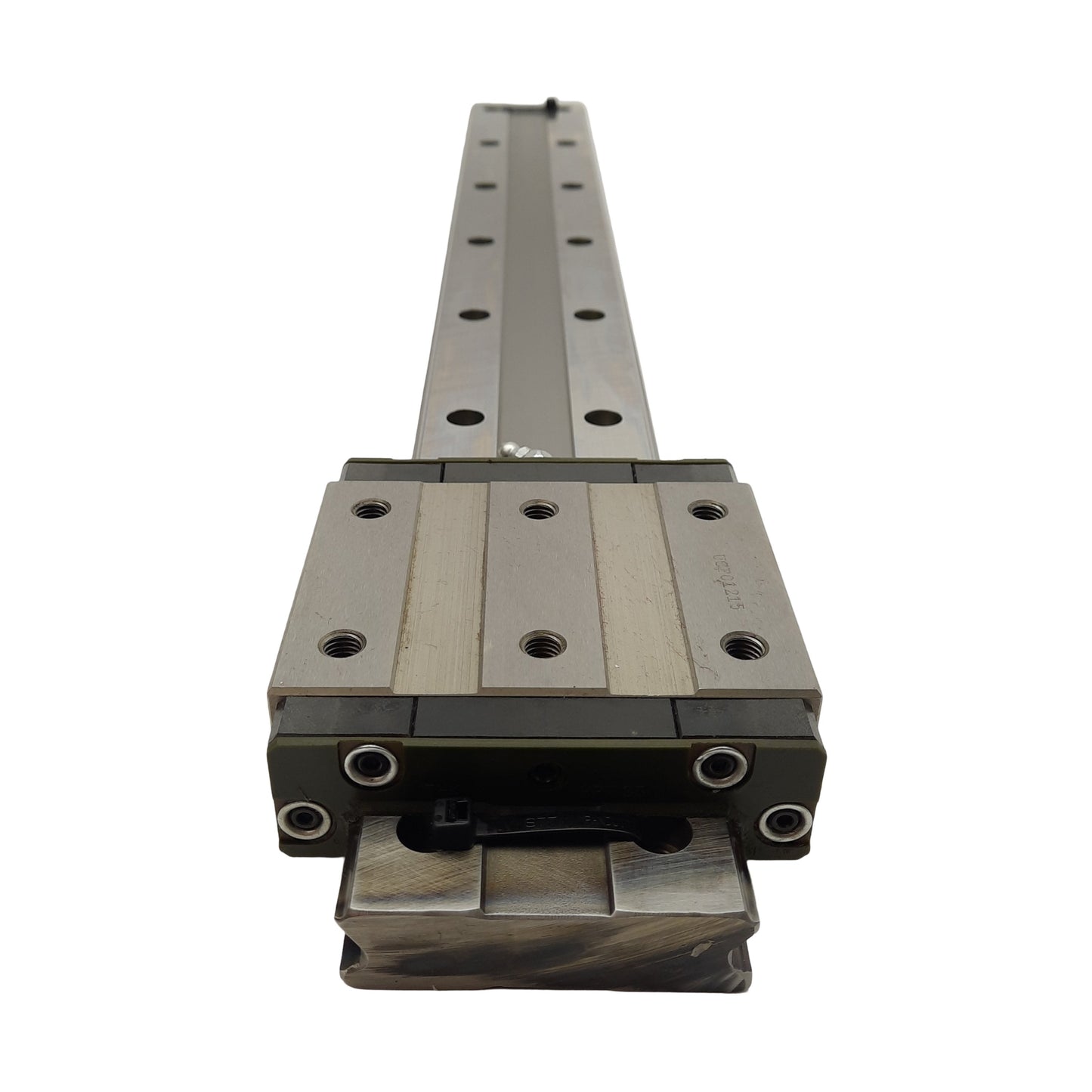 Used THK HRW35CR1UU+600L Linear Guide Assembly, 600mm Rail, 106.6mm x 100mm Carriage