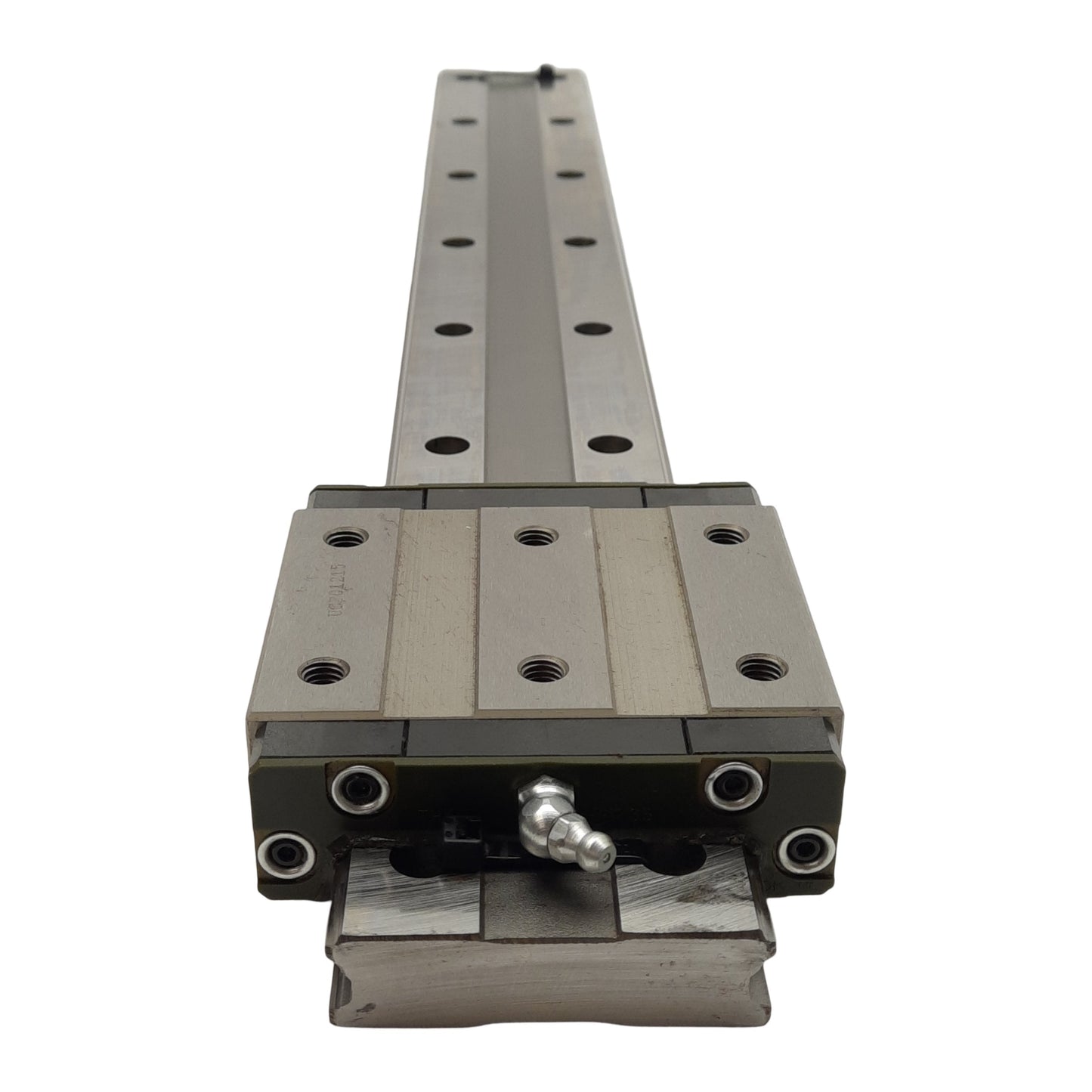 Used THK HRW35CR1UU+600L Linear Guide Assembly, 600mm Rail, 106.6mm x 100mm Carriage