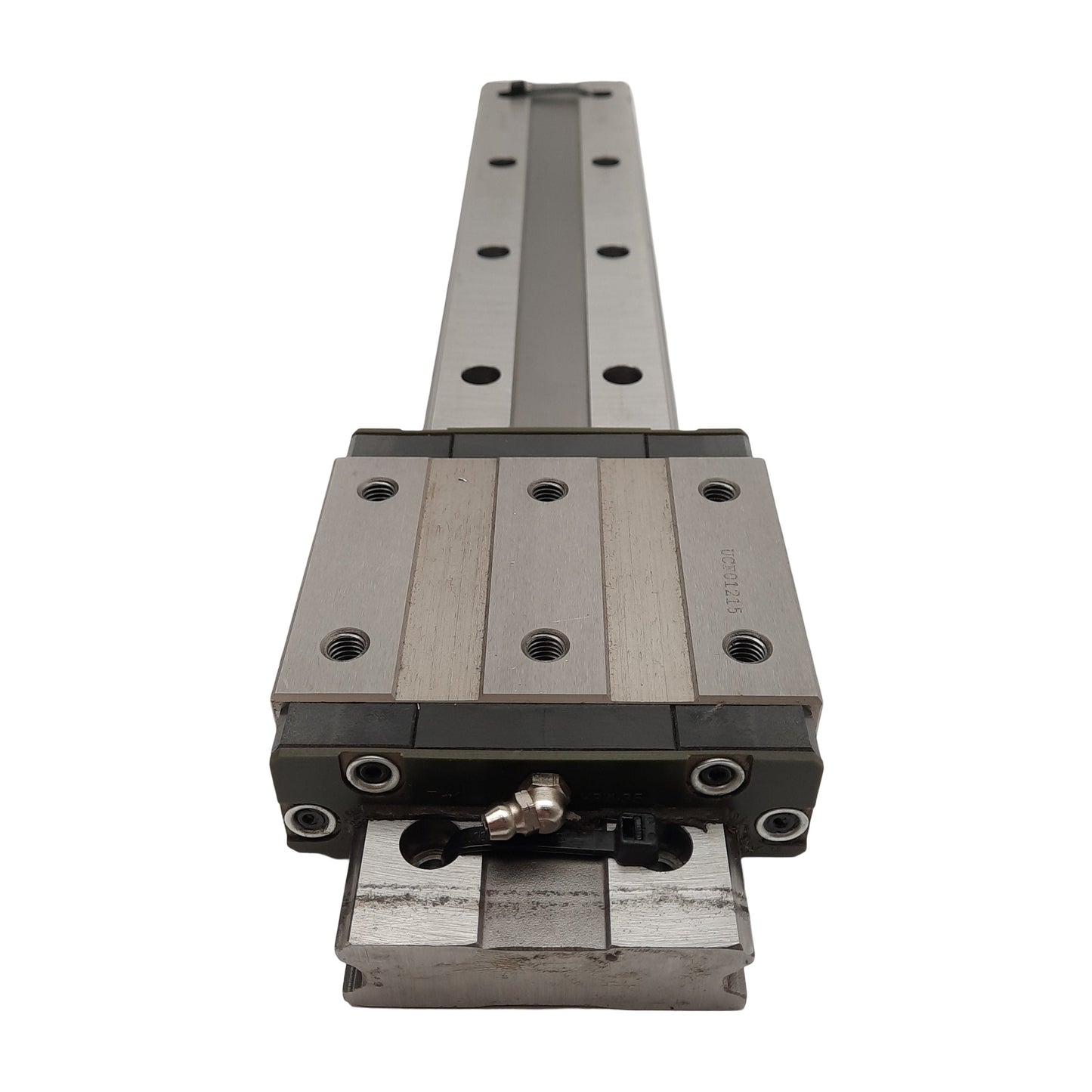 Used THK HRW35CR1UU+440L Linear Guide Assembly, 440mm Rail, 106.6mm x 100mm Carriage