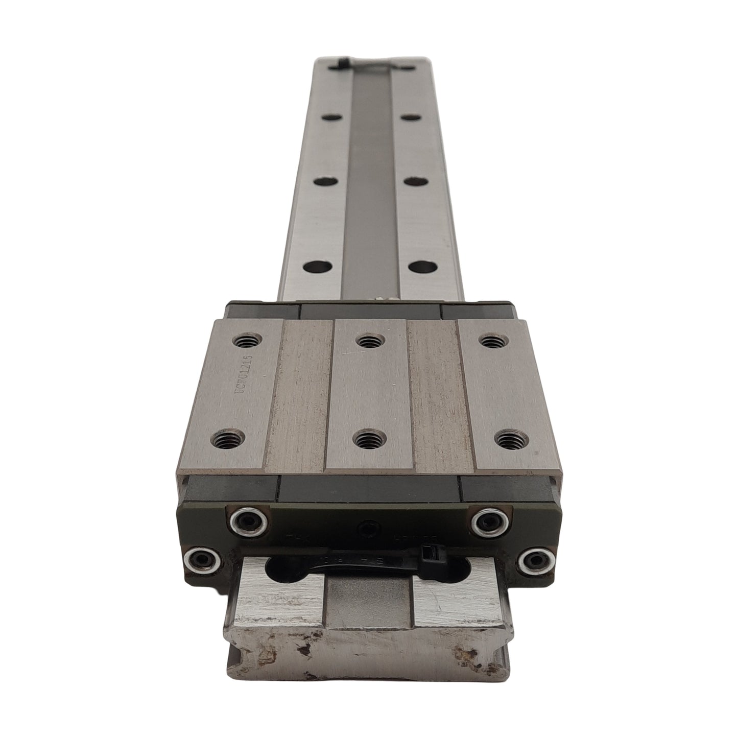 Used THK HRW35CR1UU+440L Linear Guide Assembly, 440mm Rail, 106.6mm x 100mm Carriage