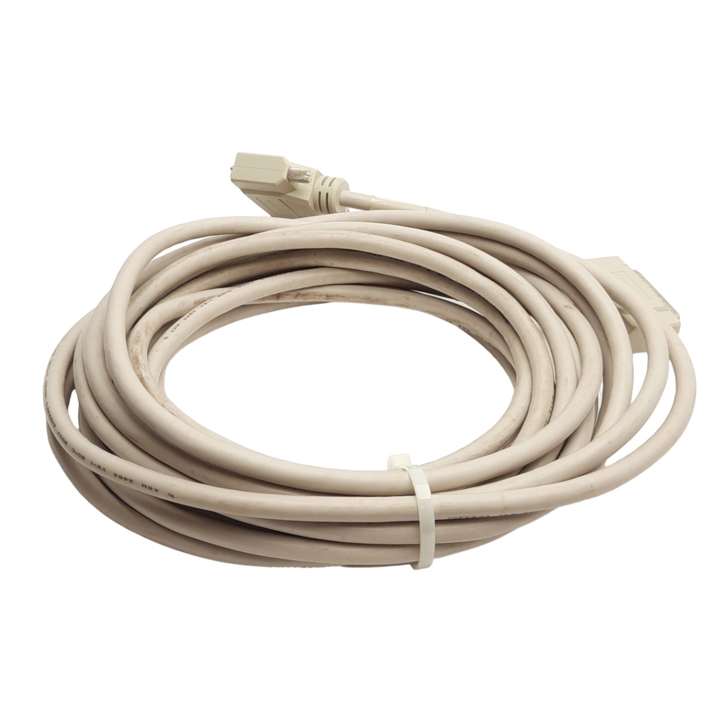 Used L-Com CSMN25MF-25 Molded D-Sub Extension Cable, DB25M to DB25F, 25Ft Length