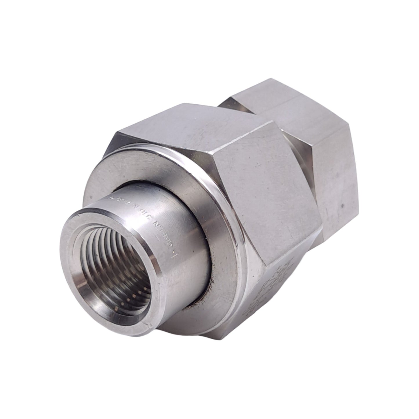 Used Dk-LOK GJU-8N-S Union Ball Joint, 1/2in NPT, Stainless Steel, 68.6mm Length