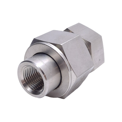 Used Dk-LOK GJU-8N-S Union Ball Joint, 1/2in NPT, Stainless Steel, 68.6mm Length