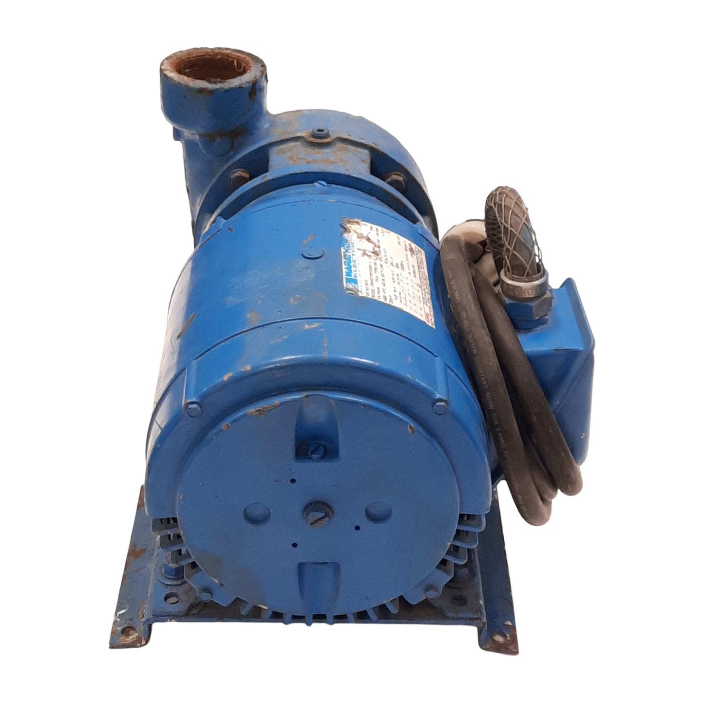 Used Marathon Electric 7VB182TTDR7325DT Electric Pump, 3PH 208-230/460VAC, NEMA 182T