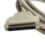 Used L-Com CSMN37MF-25 Molded D-Sub Extension Cable, DB37M to DB37F, 25Ft Length