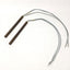 Used Lot of 2 Tutco CH26017 Cartridge Heater Rods 3/8" Diameter x 5" Long, 300W 240V