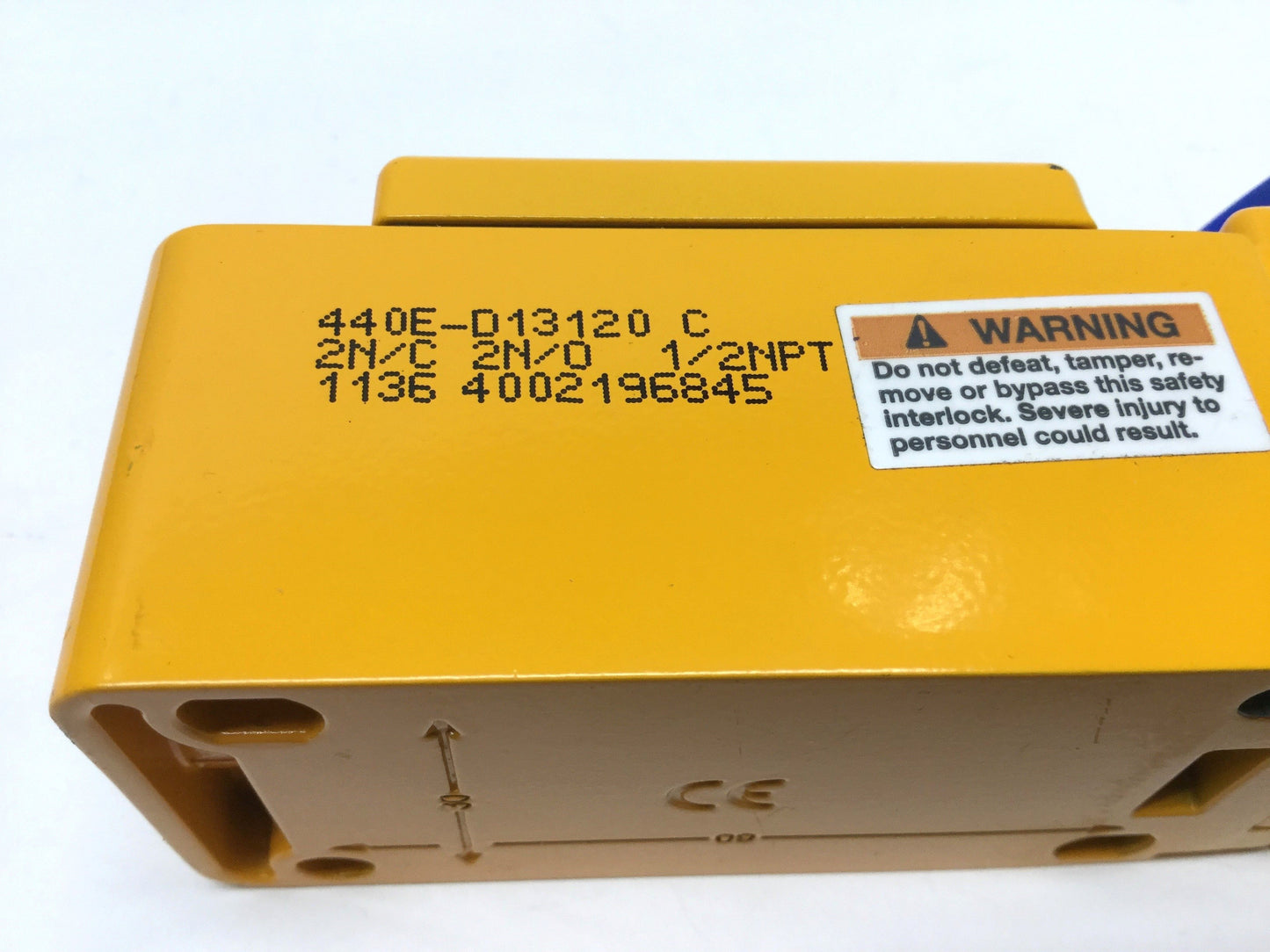 Used Allen Bradley 440E-D13120 Guardmaster Lifeline 3 Rope Cable Pull Safety Switch