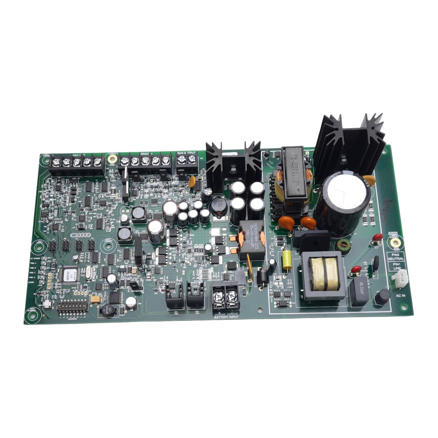 Used Simplex 4009-9601 IDNAC Repeater Fire Alarm Power Supply Control Board
