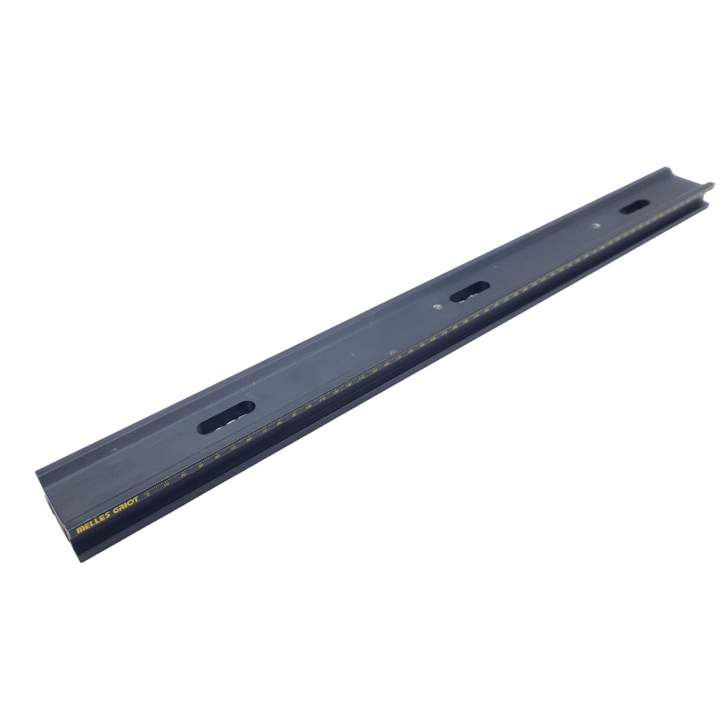 Used Melles Griot Linear Optical Rail, Millimeter Graduations, 50mm x 580mm Length