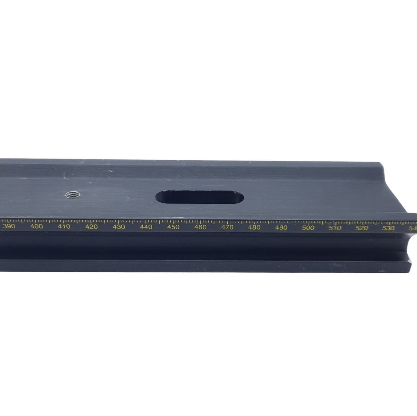 Used Melles Griot Linear Optical Rail, Millimeter Graduations, 50mm x 580mm Length