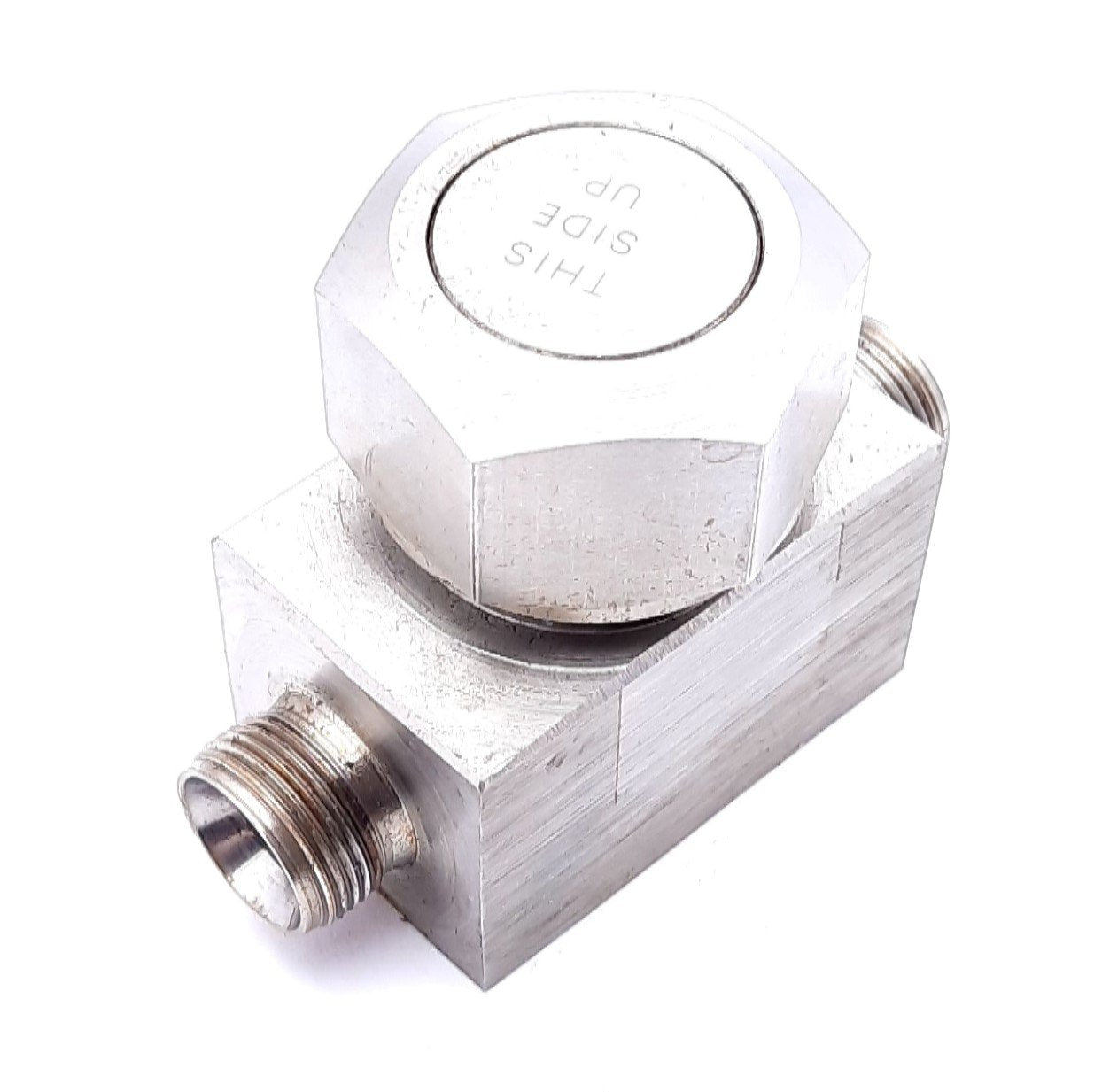 Used Swagelok SS-58S8 Lift Check Valve 316 Stainless Steel 2.2CV 1/2" Tube Fitting