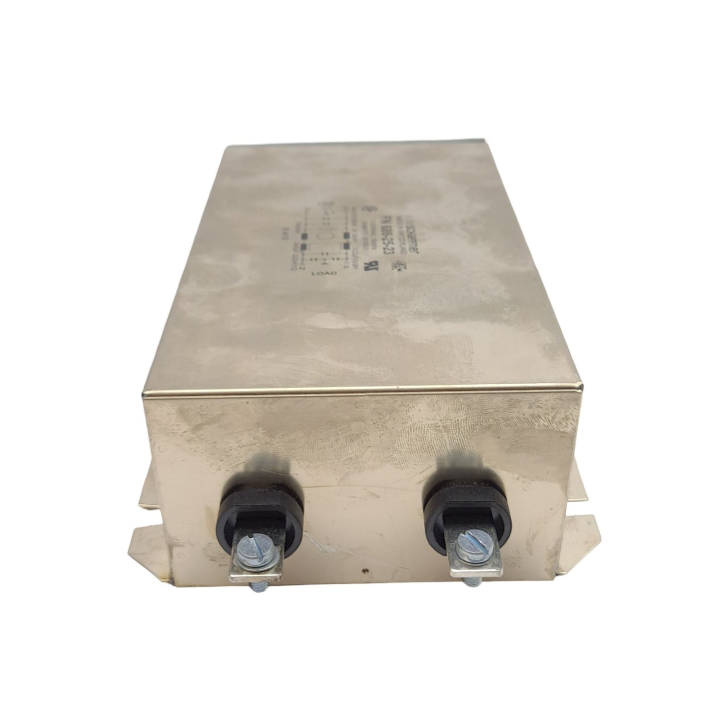 Used Schaffner FN686-25-23 EMI Power Line Filter, 250VAC, 25A, Chassis Mount