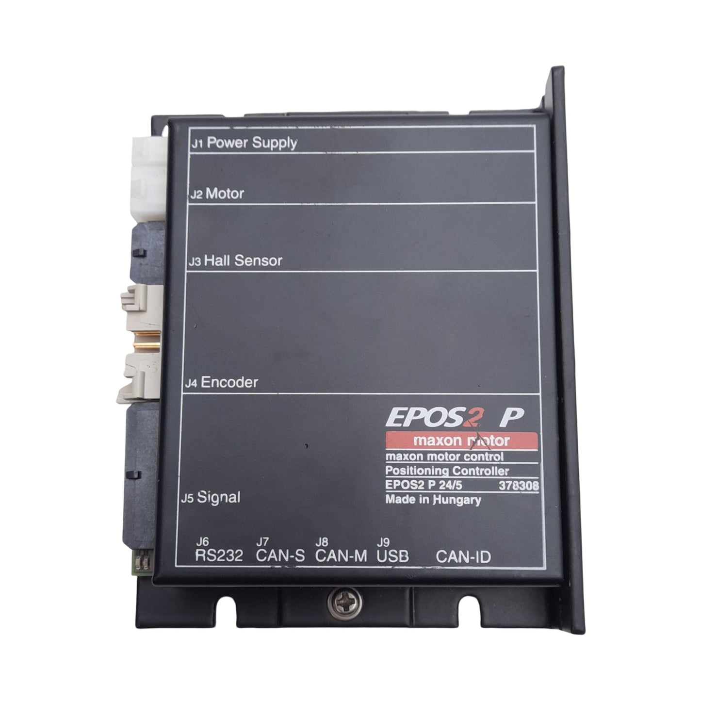 Used Maxon Motor 378308 EPOS2 P 24/5 Digital Positioning Controller, 5A, 11-24VDC