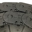 Used Igus 2450.07.100 Energy E-Chain Cable Carrier, Half Tube, 3" W x 1" H, 75" L