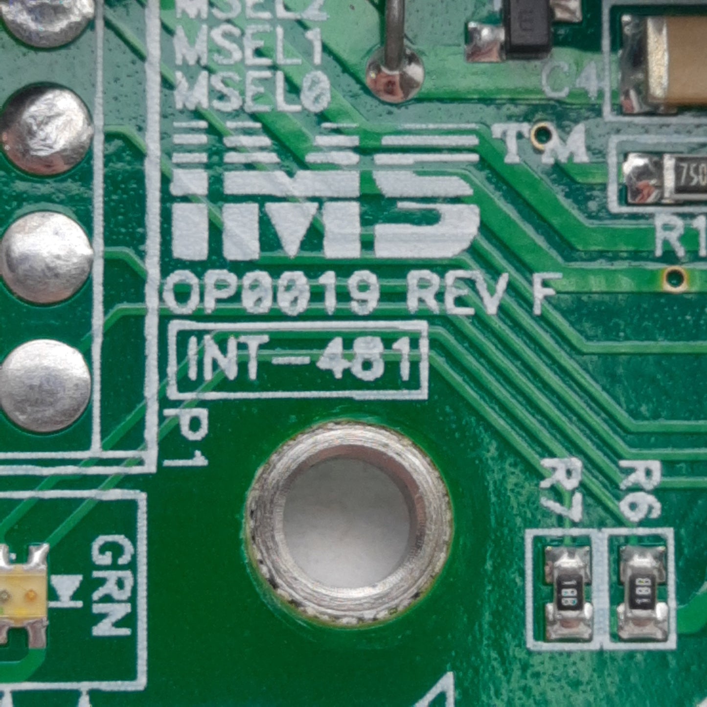 Used IMS INT-481-19P1 Interface Board For IM481H Microstepping Driver Module