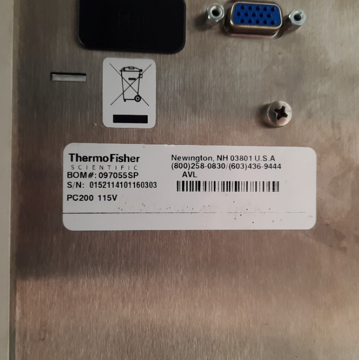 Used Thermo Scientific/Fischer PC200 Heated Immersion Circulator Head, 115VAC