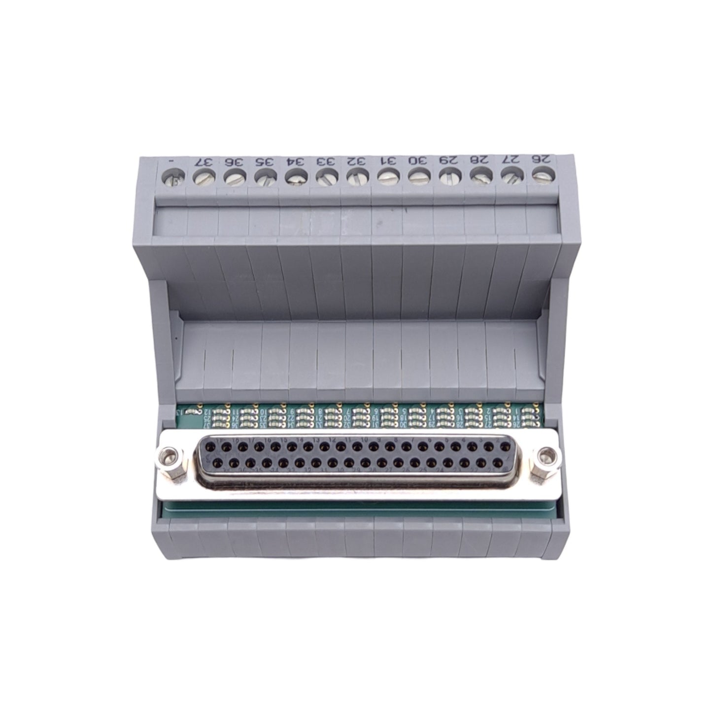 Used Phoenix Contact VIP-3/SC/D37SUB/F/LED 2322223 Termination Board, DB37 Female